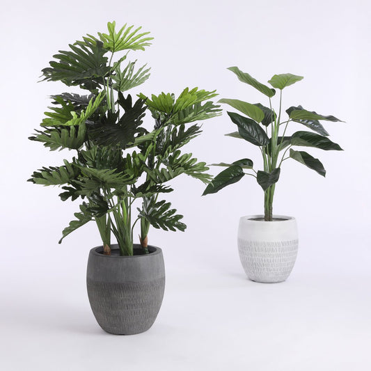 Philodendron Kunstplant - H100x Ø70 cm - Groen