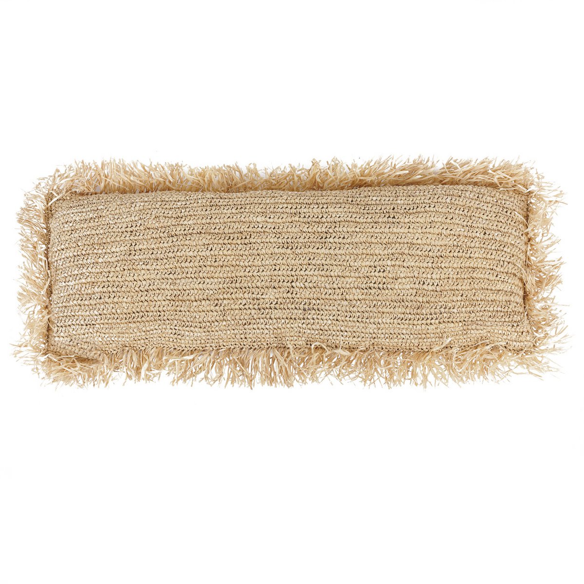 Das Raffia-Kissen – Natur – 35 x 100