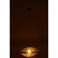 J-Line Hanglamp Ovni Ijzer/Jute Groen Small