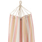 J-Line Hangmat Strepen Katoen/Polyester Wit/Beige/Licht Roze