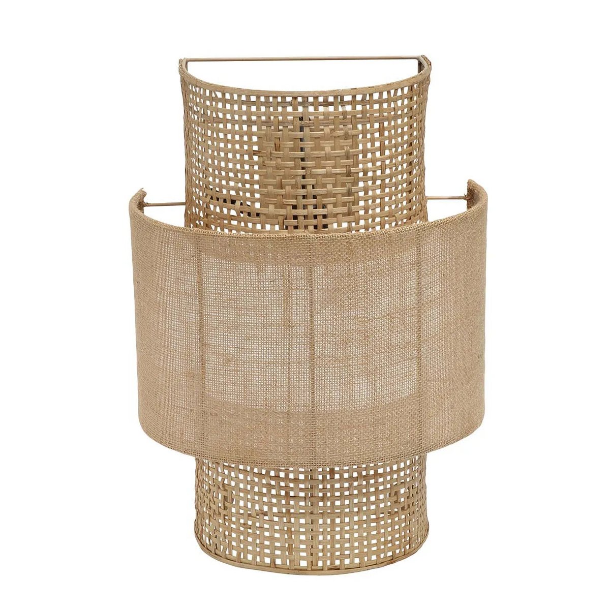 De Bolly Jute Wandlamp - Naturel - M