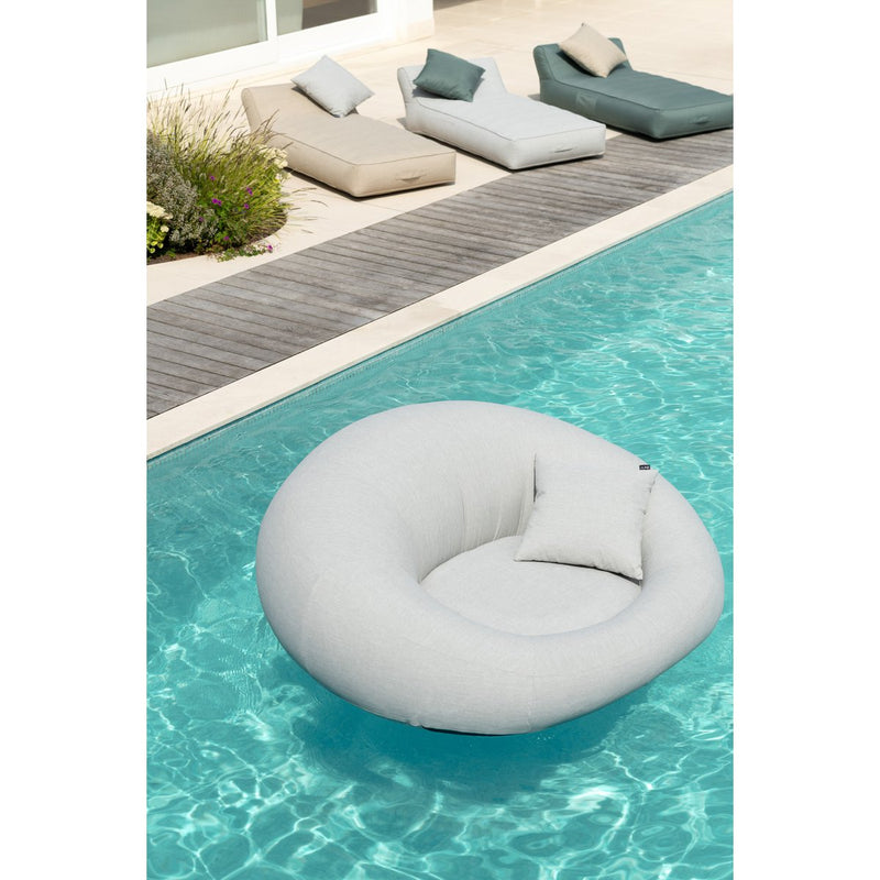 J-Line Matras Donut Polyethyleen Grijs