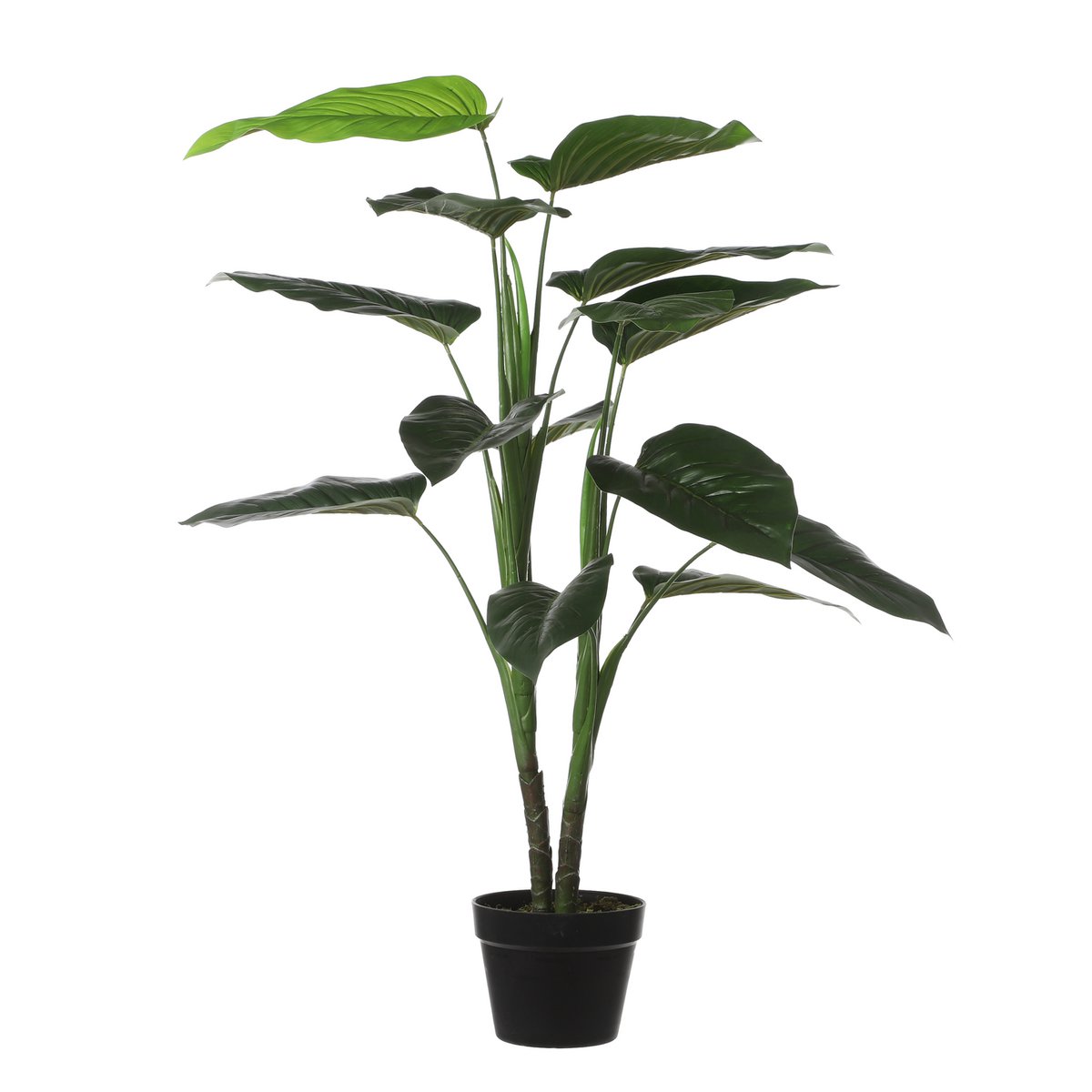 Philodendron Kunstplant - H100x Ø70 cm - Groen
