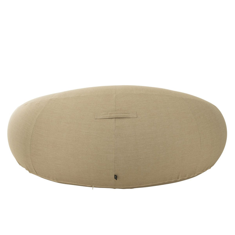 J-Line Matras Donut Polyethyleen Beige