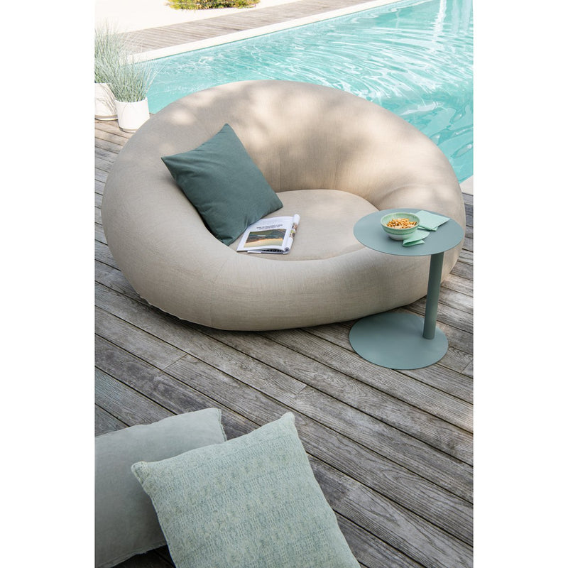 J-Line Matras Donut Polyethyleen Grijs