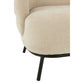 J-Line Loungestoel Mars Populierenhout/Schuim Beige