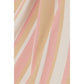 J-Line Hangmat Strepen Katoen/Polyester Wit/Beige/Licht Roze