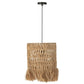 J-Line hanglamp Rond - bananenbladeren - naturel