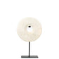 The Marble Disc on Stand - Wit - M