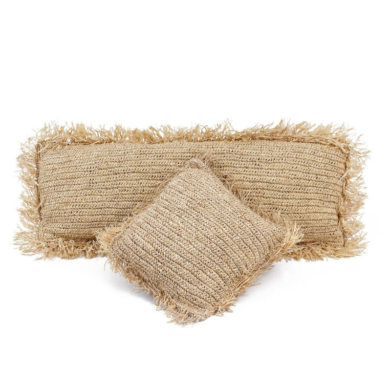 The Raffia Cushion - Natural - 35x100