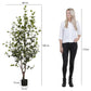 Kunstplant Eucalyptusboom in Pot - H180 x Ø80 cm - Groen