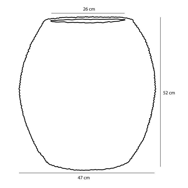 Billy Mand voor Plant - H52 x Ø47 cm - Zeegras - Lichtbruin