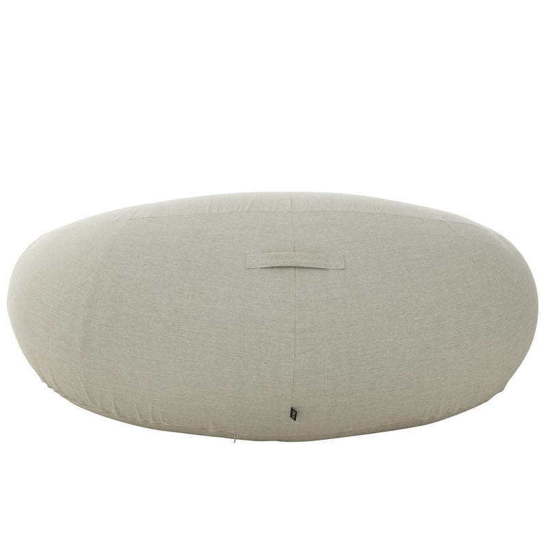 J-Line Matras Donut Polyethyleen Grijs