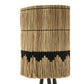 J-Line Rattan Lampshade Motif Grass Natural/Black Large