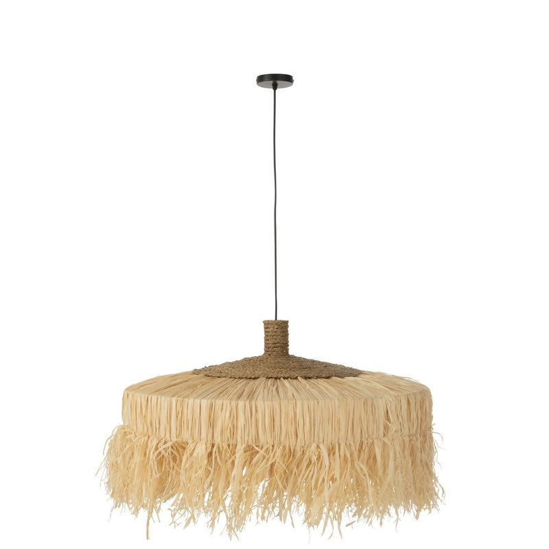 J-Line hanglamp Rond - jute - naturel