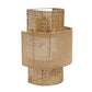 De Bolly Jute Wandlamp - Naturel - M