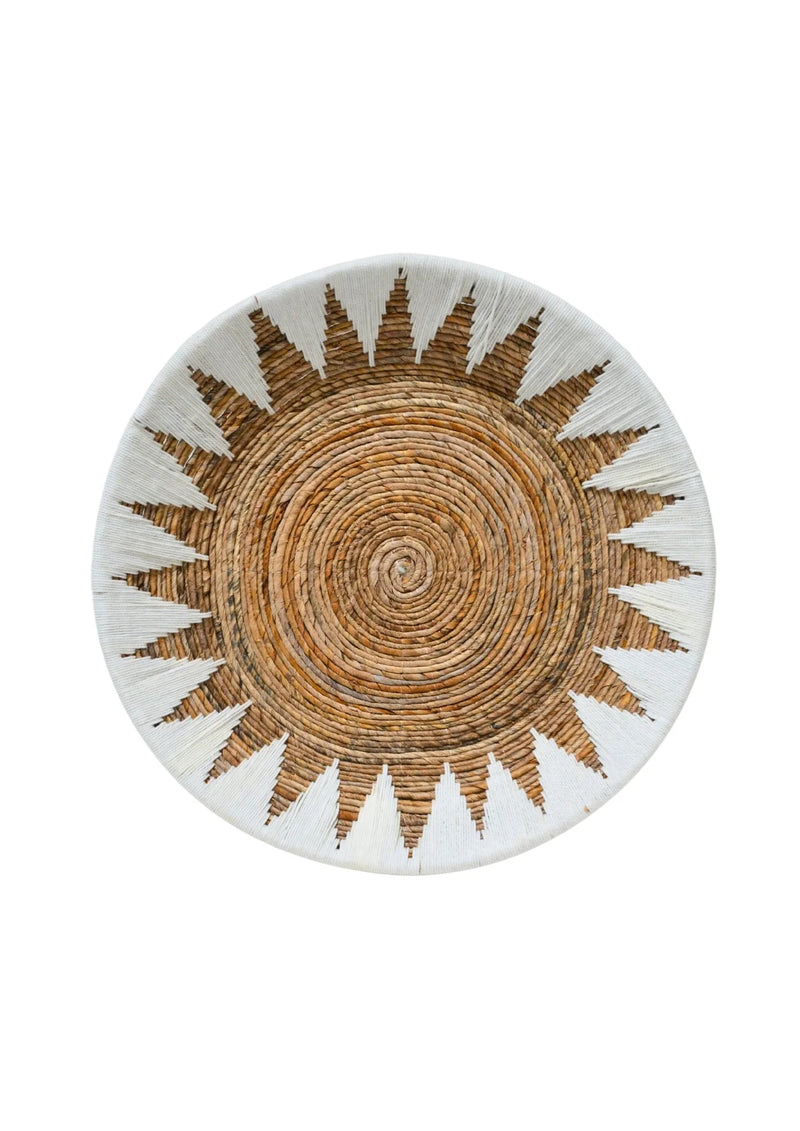 The Bamboo Star Plate - White - L - Hippie Monkey