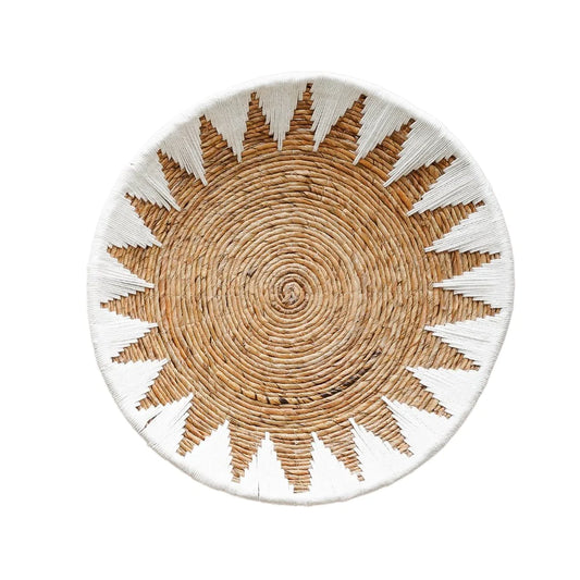 The Bamboo Star Plate - White - L - Hippie Monkey