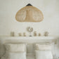 The Kayu Berat Pendant - Hippie Monkey Rattan lampshade