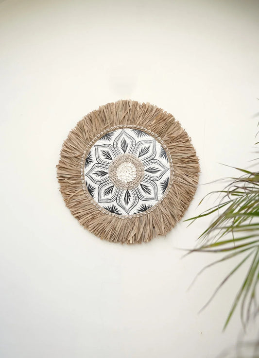 Das Raffia-Mandala – Hippie-Affe