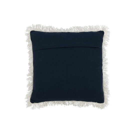 J-Line cushion Patchwork - denim/cotton - blue/white