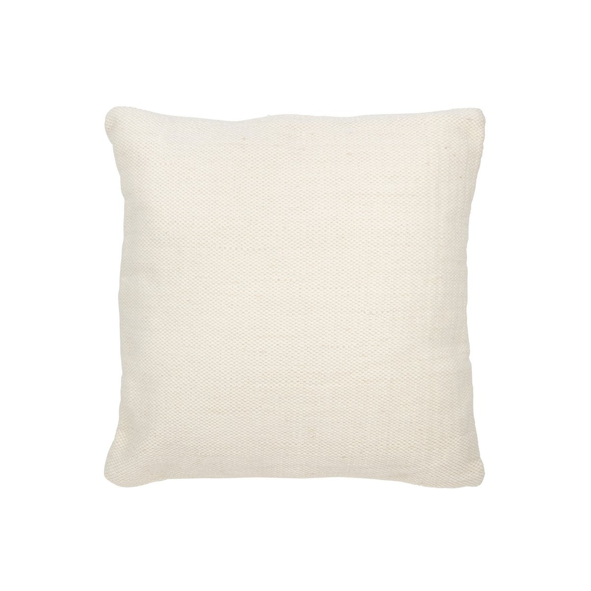 J-Line cushion Woven - wool - cream - large