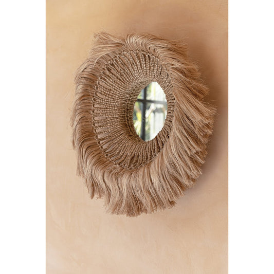 The Abaca Solomon Mirror - Natural