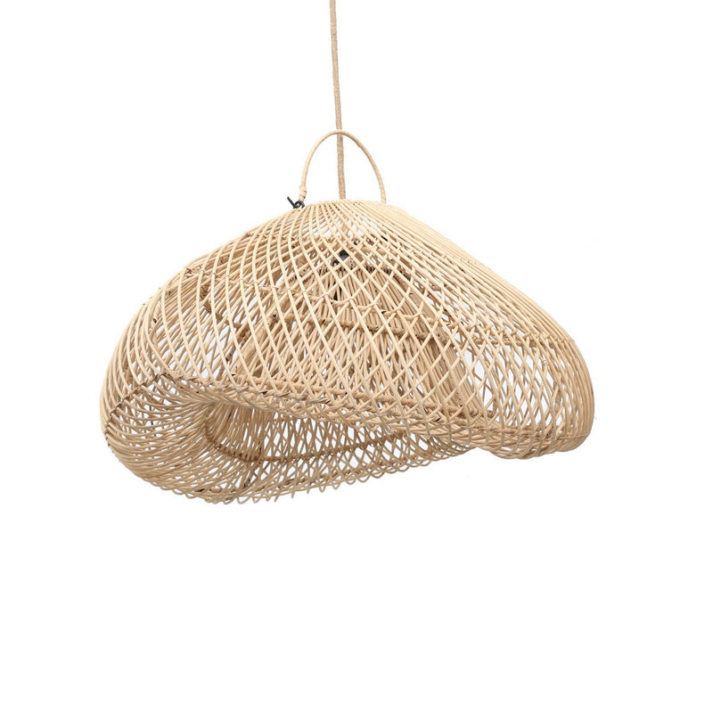 The Cloud Hanging Lamp - Natural - M Rattan lampshade