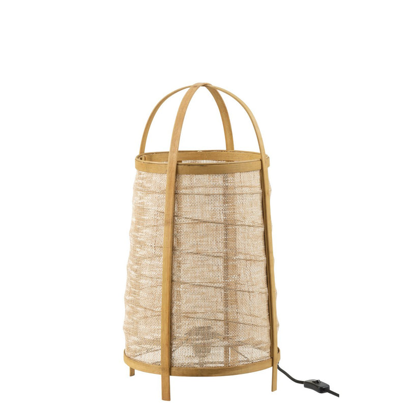 J-Line Floor Lamp Shade Bamboo Natural