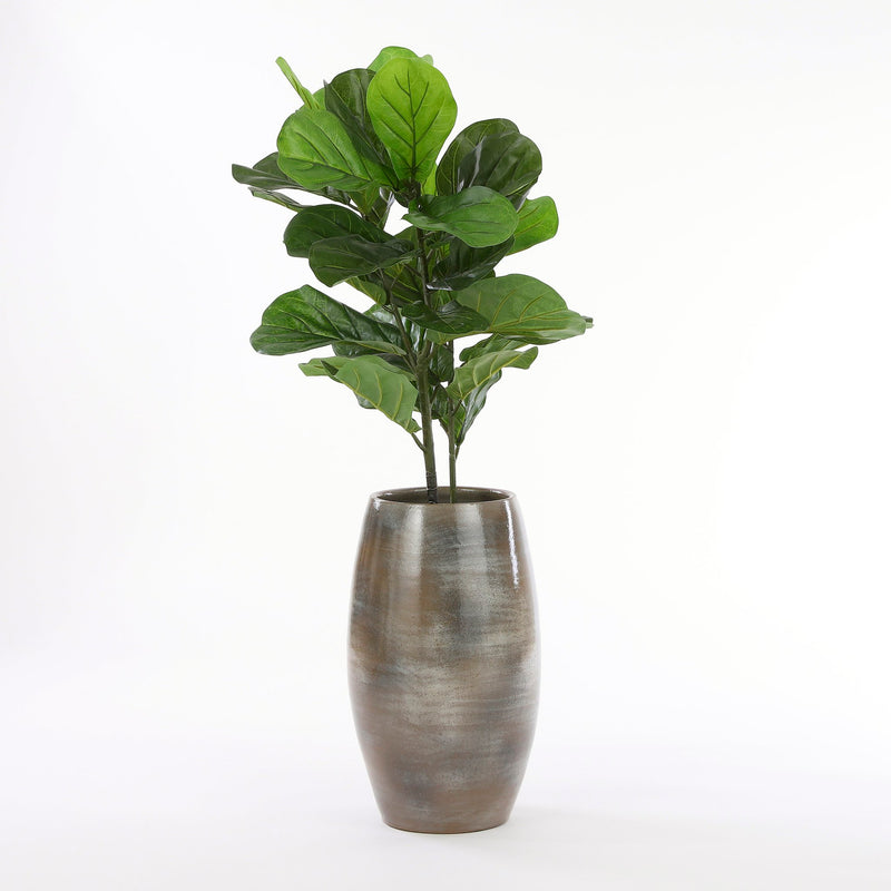 Künstliche Pflanze Ficus Lyrata – H100 x Ø60 cm – Grün