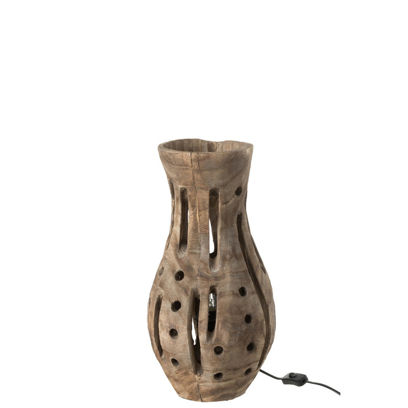 J-Line Lamp Elisabeth Hout Naturel