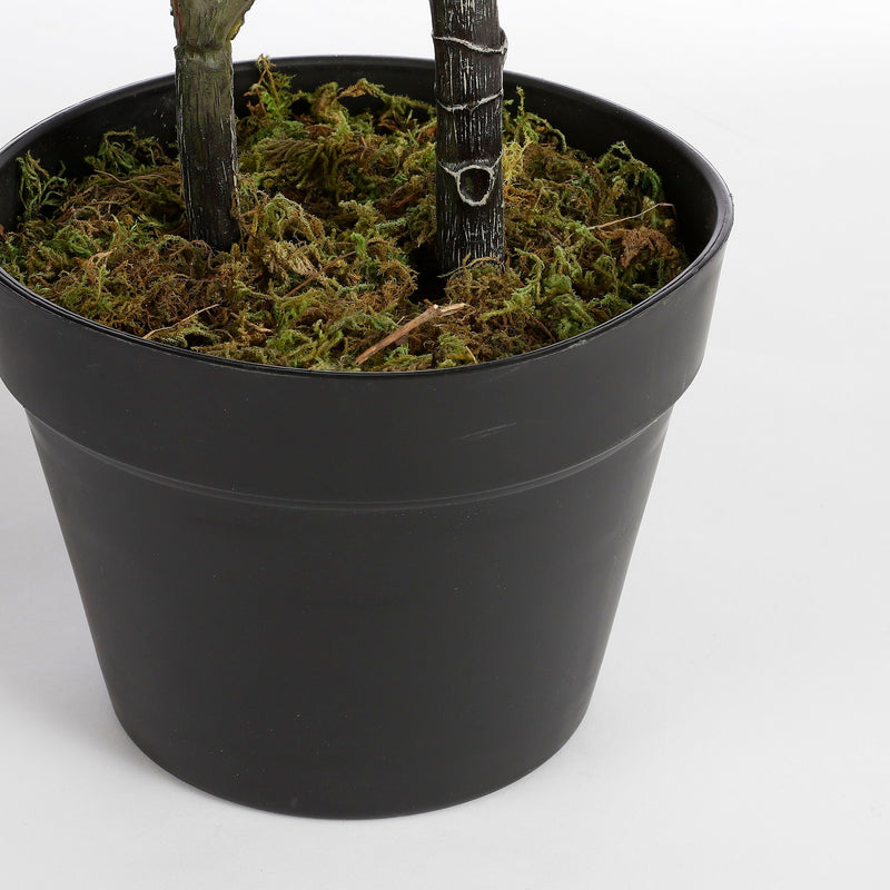 Künstliche Pflanze Ficus Lyrata – H100 x Ø60 cm – Grün