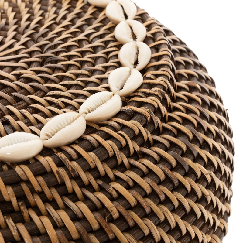 The Colonial Peek-a-Boo Basket - Natural Brown - M 