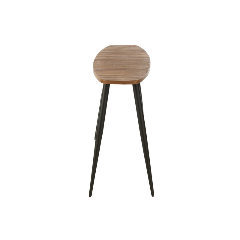 J-Line console Oval - recycled wood - natural