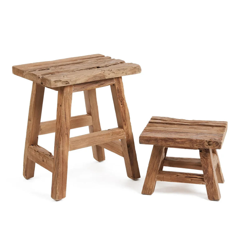 The Yoke Stool - Natural - L 