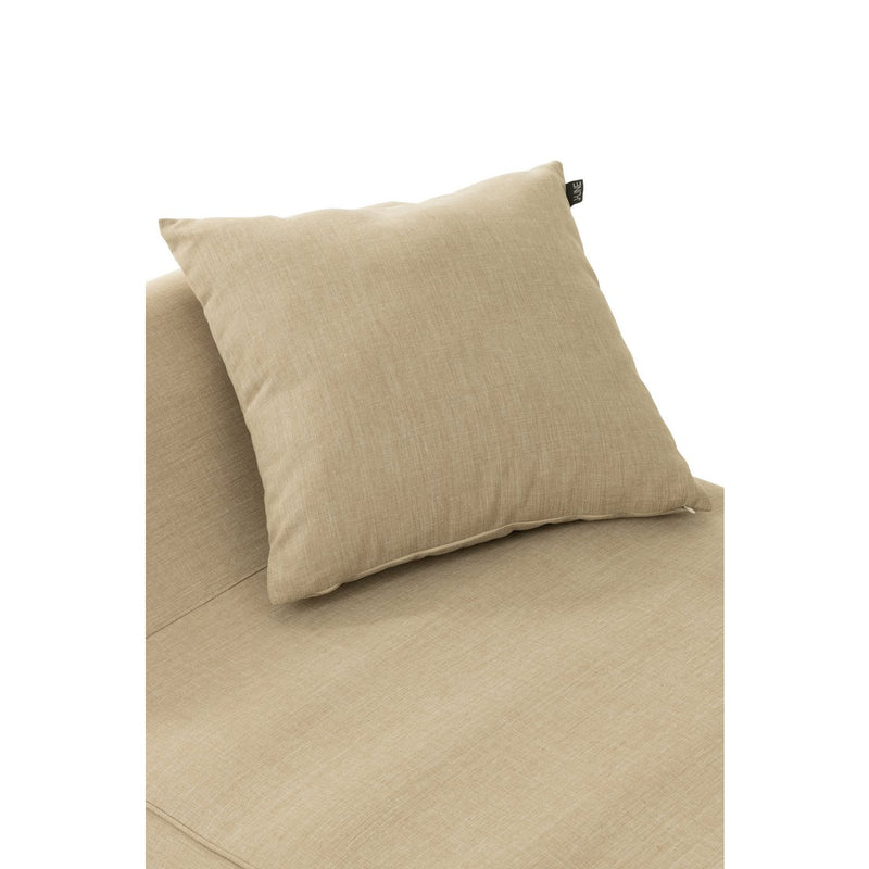 J-Line kussen Outdoor - polyethyleen - beige