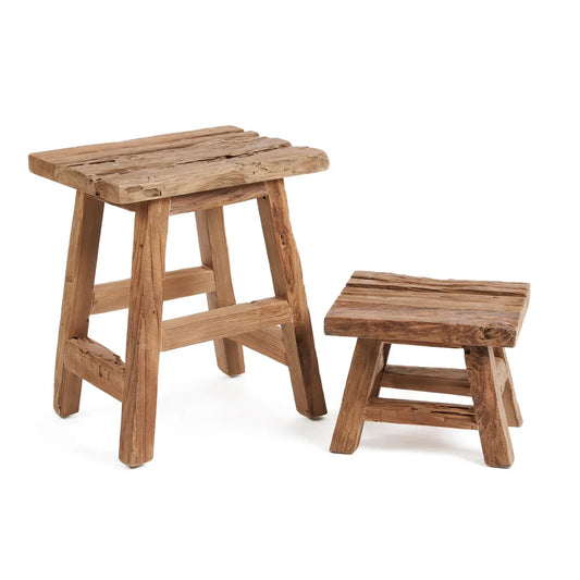 The Yoke Stool - Natural - S 