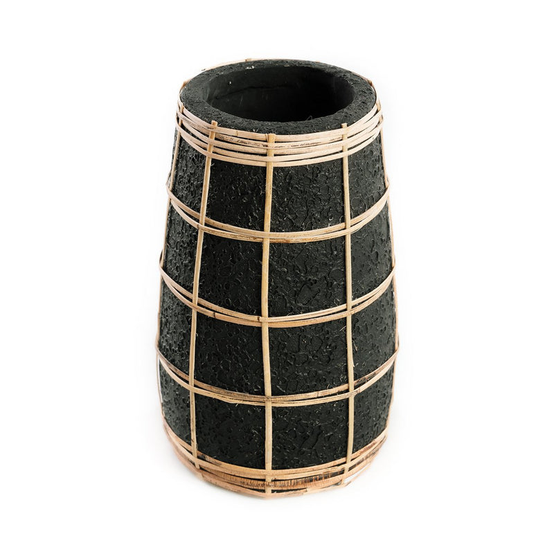 The Cutie Vase - Black Natural - S 