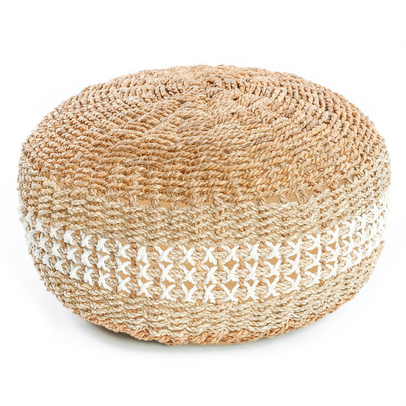 The macrame pouffe