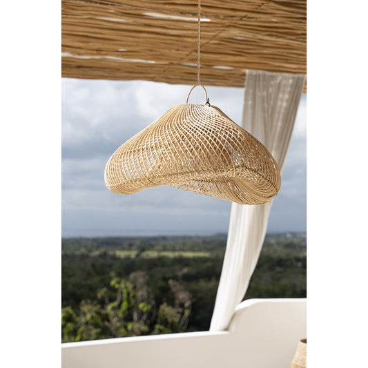 The Cloud Hanglamp - Naturel - M Rotan lampenkap