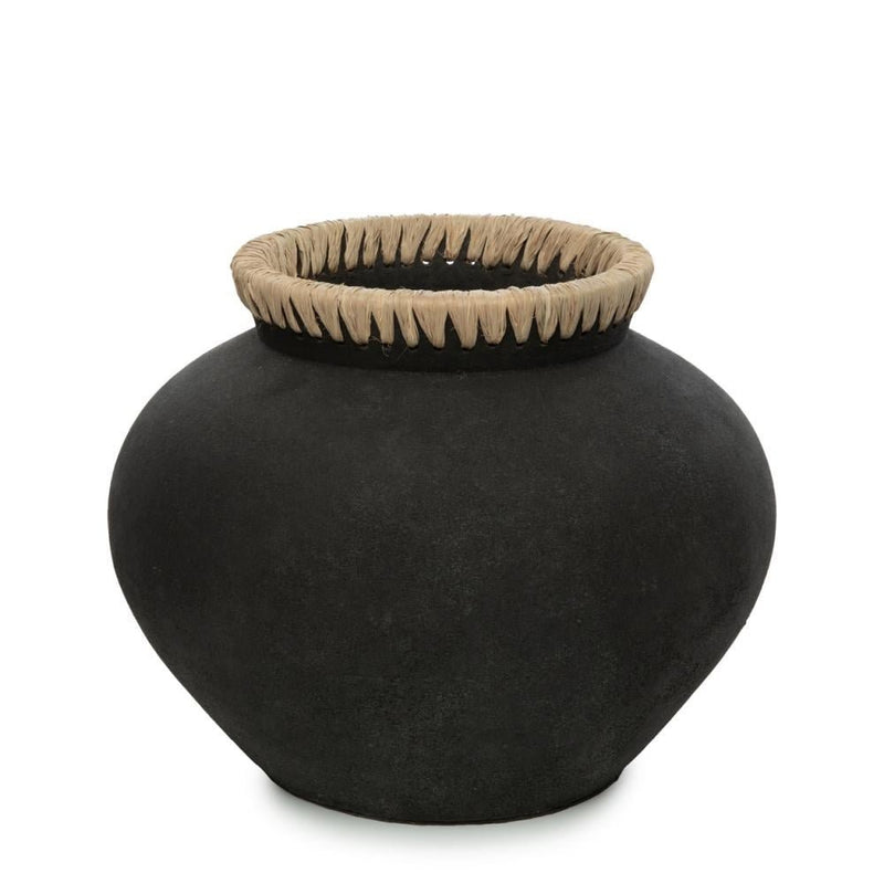 The Styly Vase - Black Natural - L 