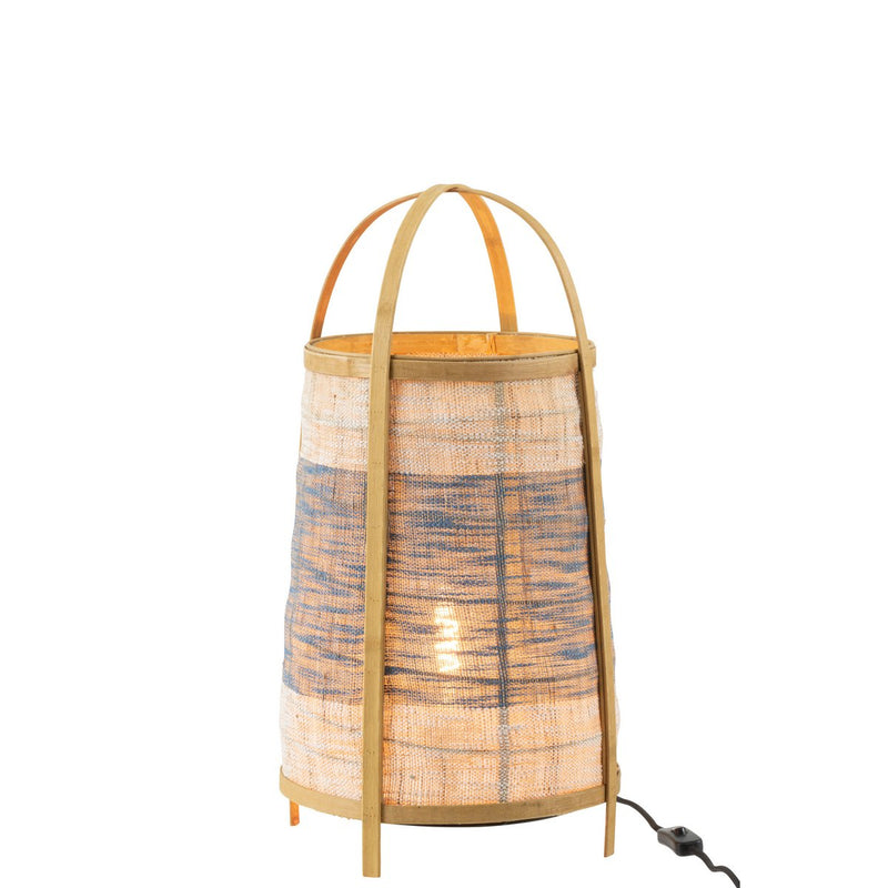 J-Line Floor Lamp Jeans Bamboo Blue