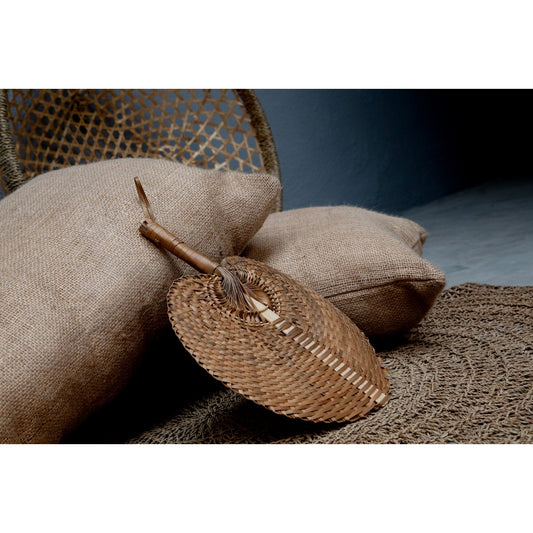 Jute cushion cover - natural 