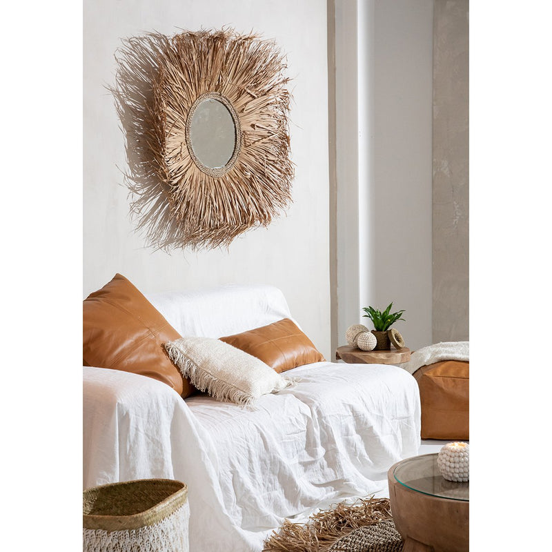 The Raffia Fringed Carpet - Natural - 150