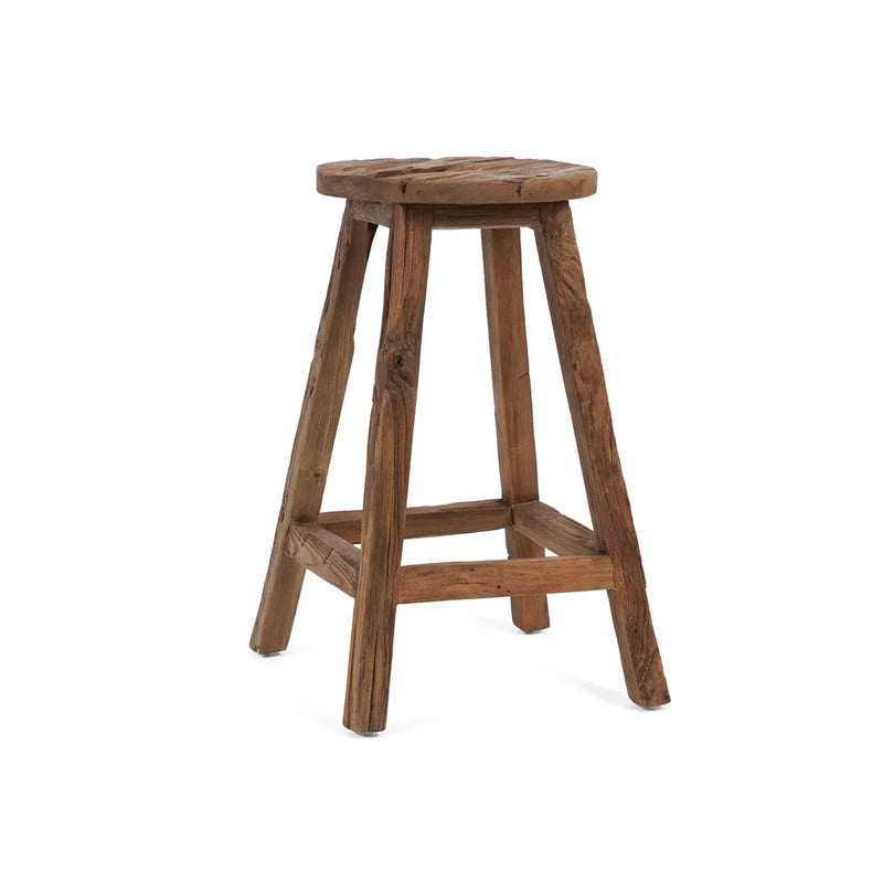 The Shibori Bar Stool - Natural