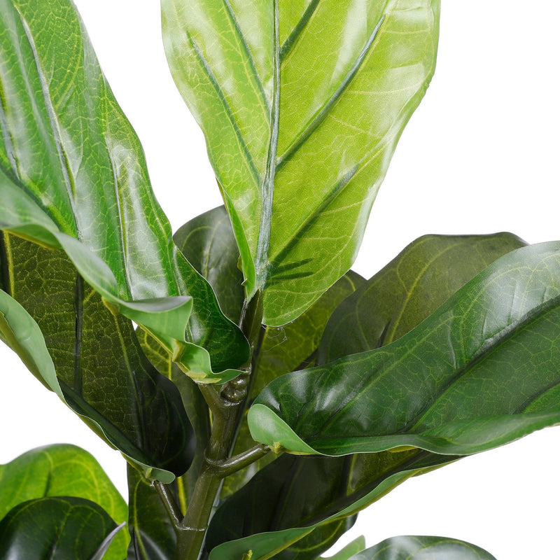 Künstliche Pflanze Ficus Lyrata – H100 x Ø60 cm – Grün