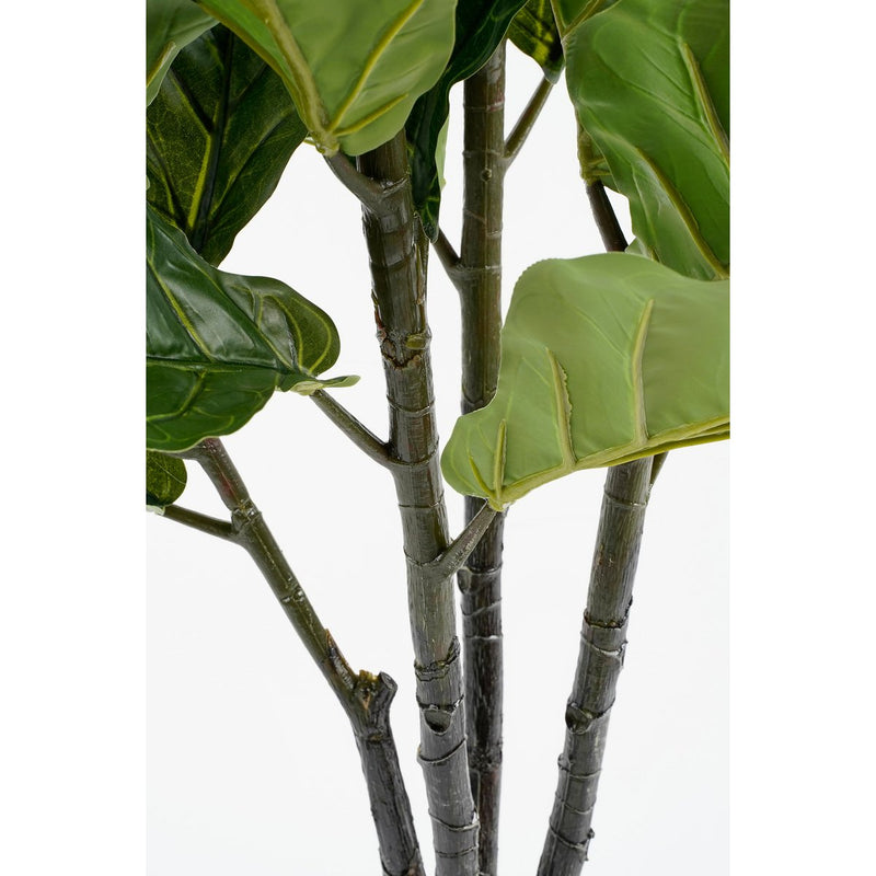 Künstliche Pflanze Ficus Lyrata – H150 x Ø80 cm – Grün