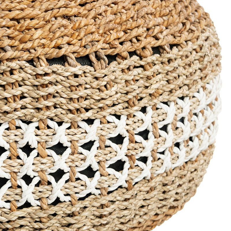 The macrame pouffe