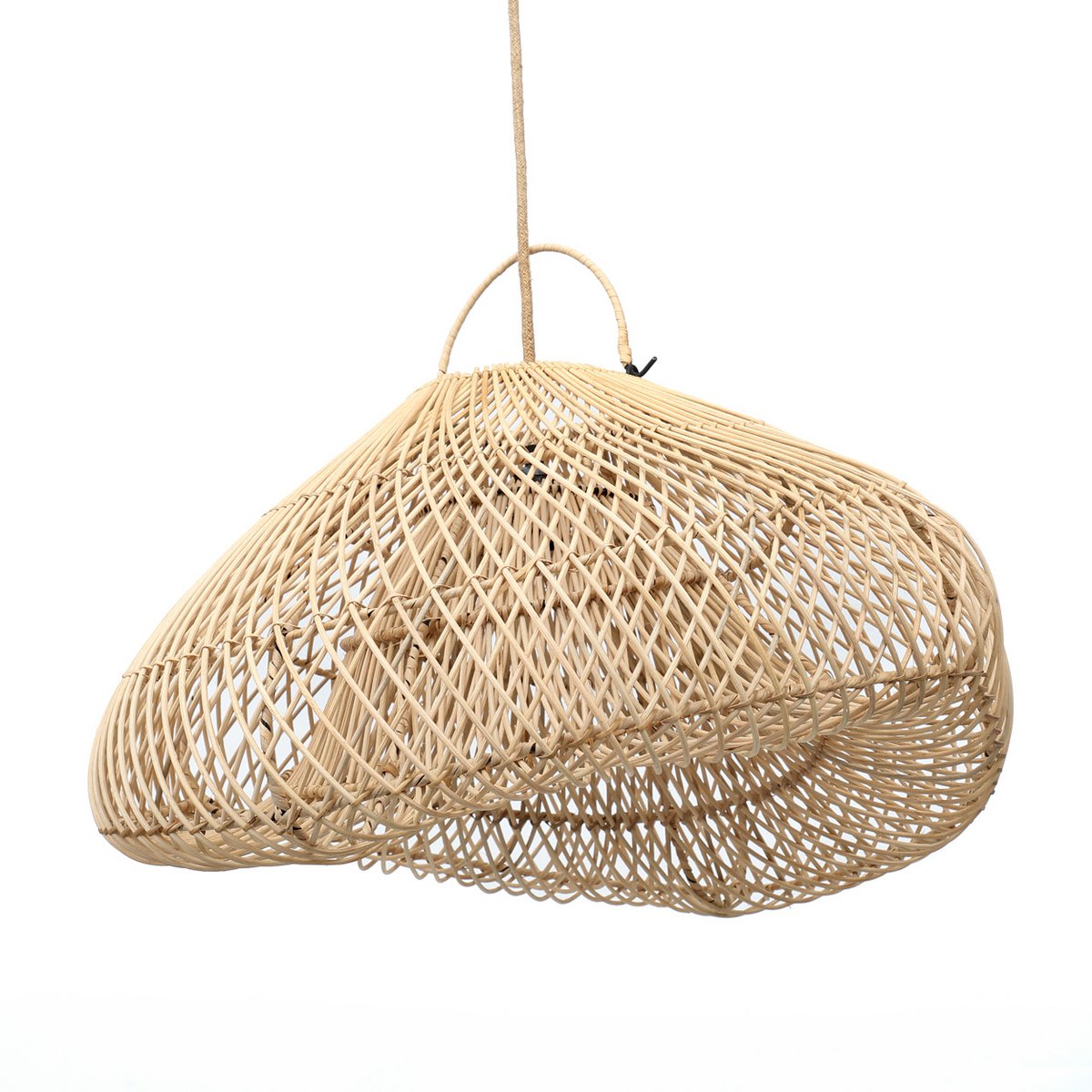 The Cloud Hanglamp - Naturel - M Rotan lampenkap