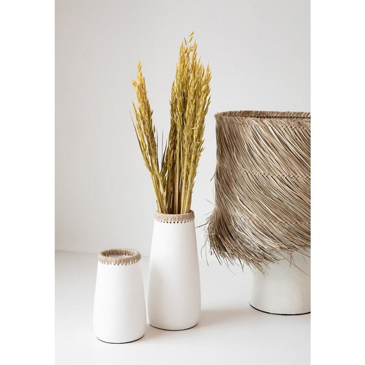 The Sneaky Vase - White Natural - L 